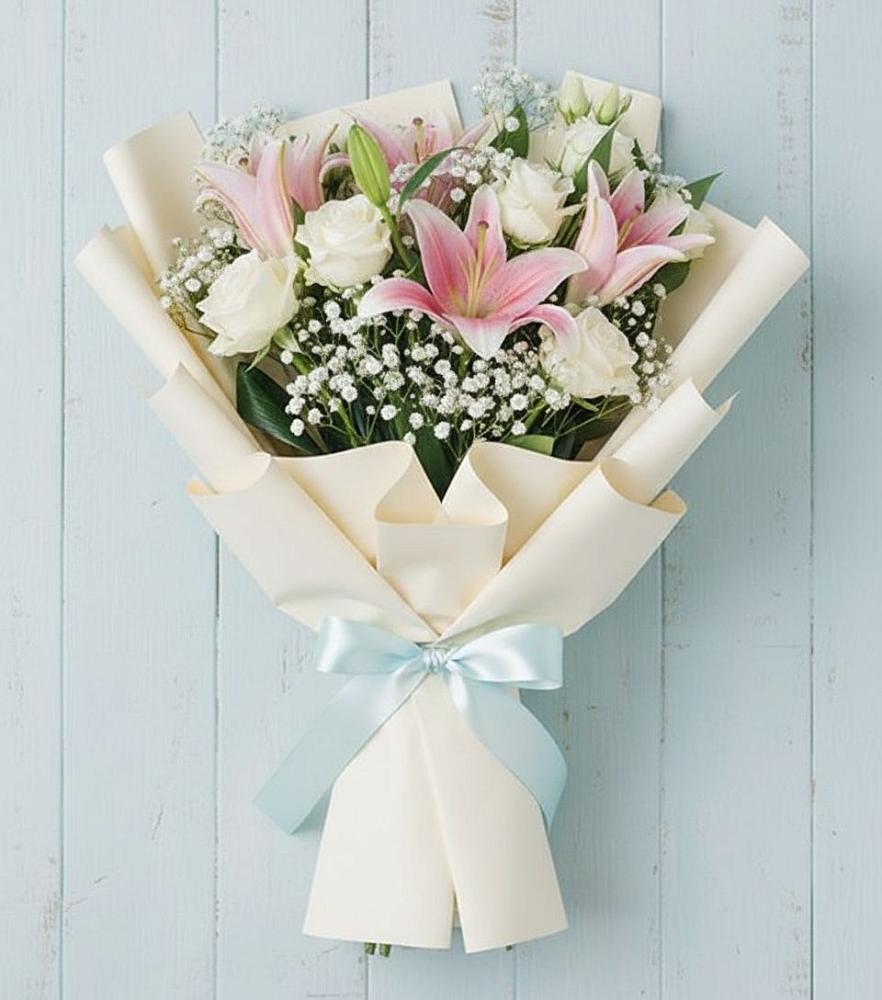 Букет Лилии в Чехове Букет цветов из: Лилии в Чехове