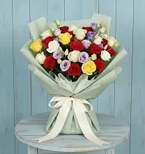Букет Модная красотка в Чехове Букет цветов из:  Розы в Чехове