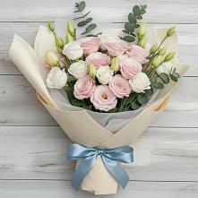 Букет шампанское #REPLACE_PRED# Чехове Букет цветов из:  Лизиантусы #REPLACE_PRED# Чехове