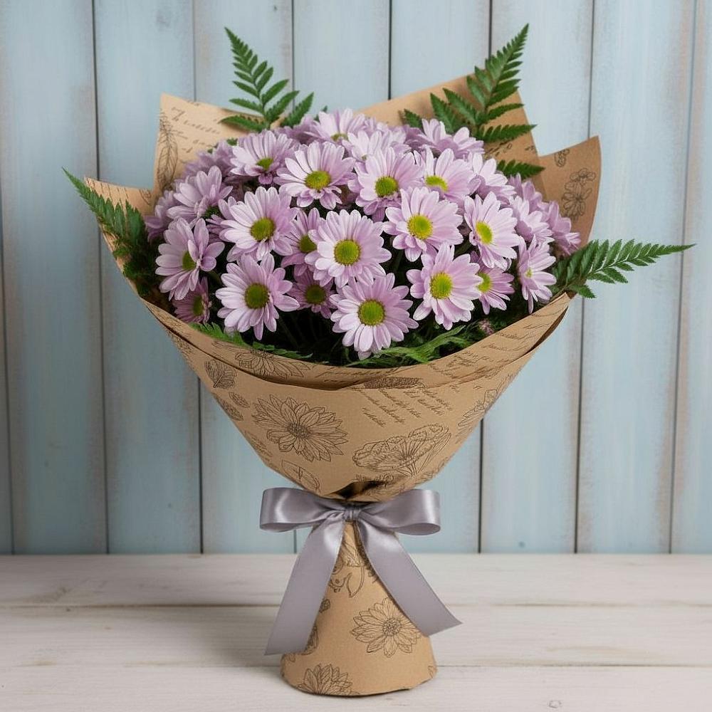 Букет соблазн в Чехове Букет цветов из: Хризантемы в Чехове