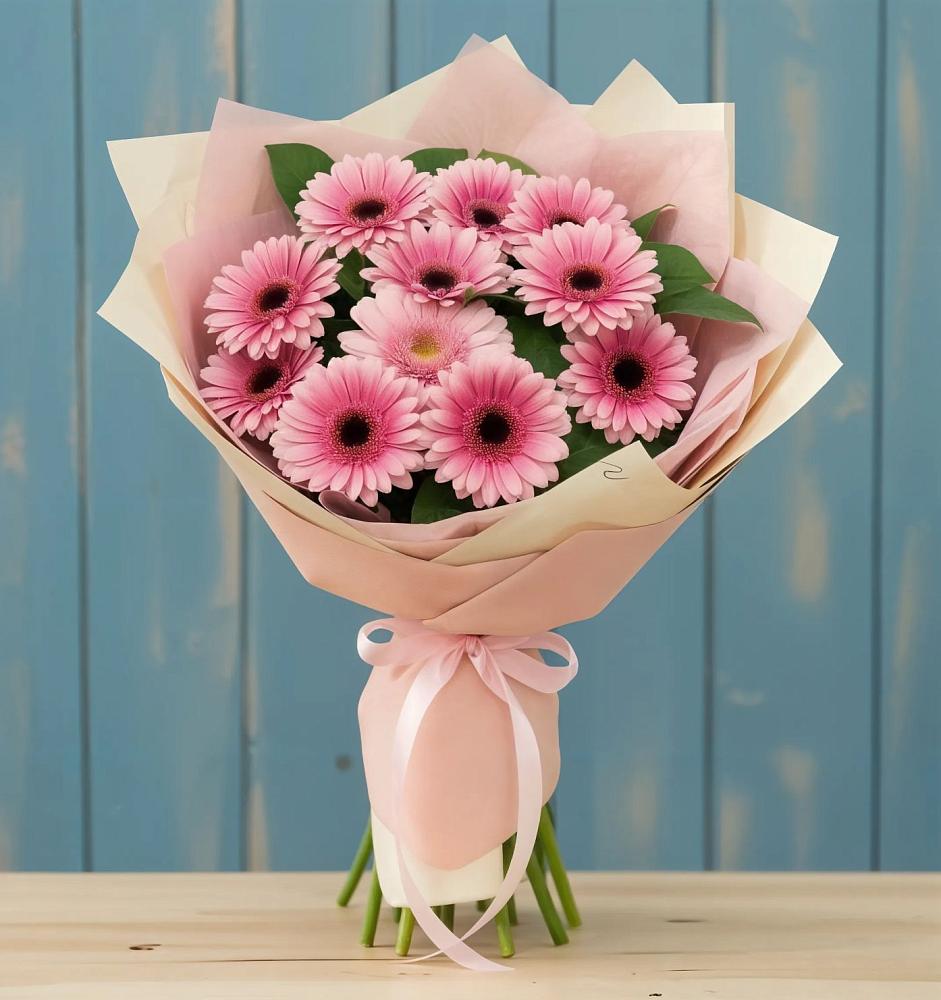 Букет пурпурно-розовый в Чехове Букет цветов из: Герберы в Чехове