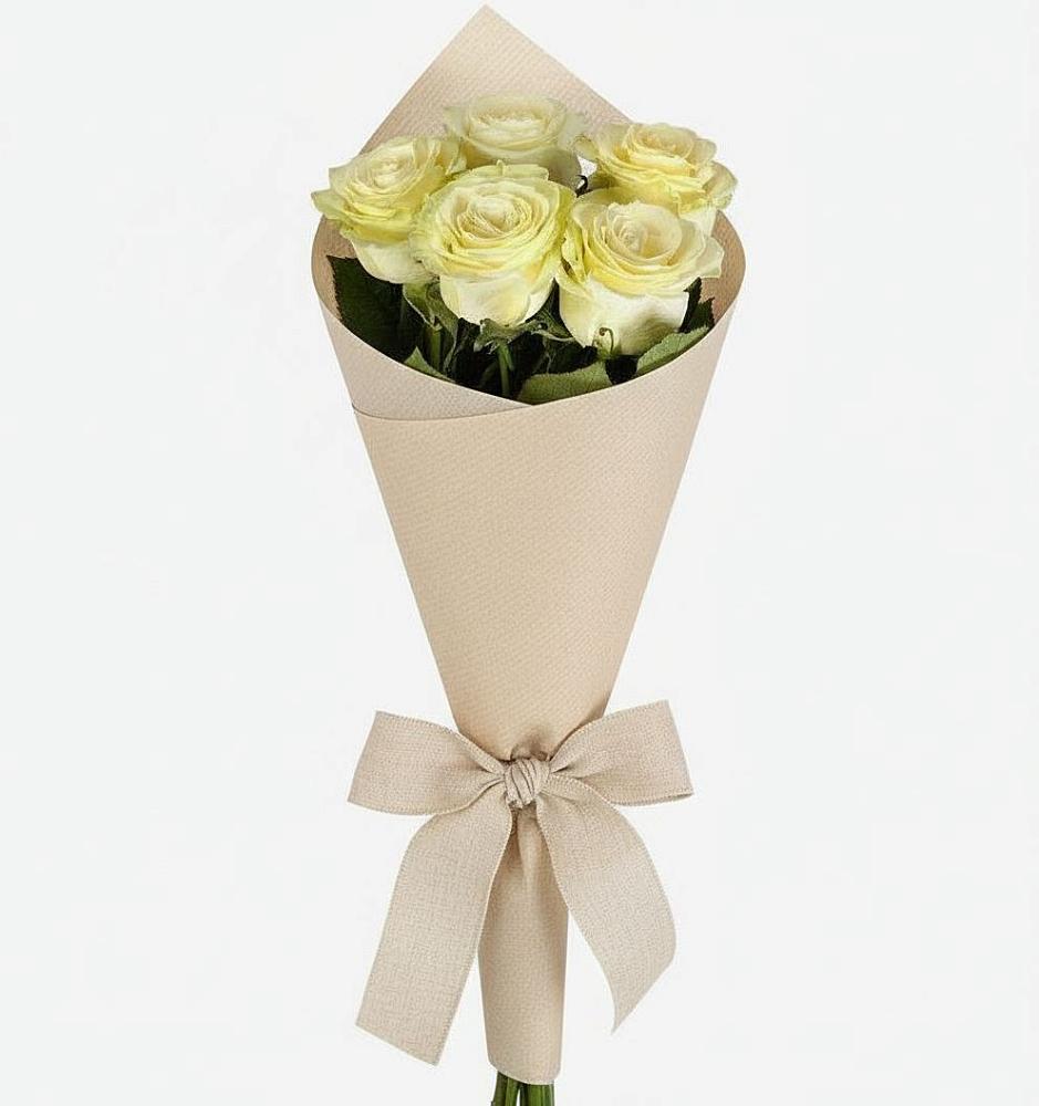 Букет белые крылья в Чехове Букет цветов из: Розы в Чехове