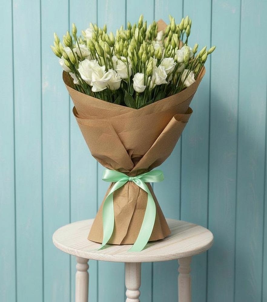 Букет Утренняя Свежесть в Чехове Букет цветов из: Лизиантусы в Чехове