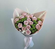 Букет доброе утро в Чехове Букет цветов из:  Розы и Хризантемы в Чехове