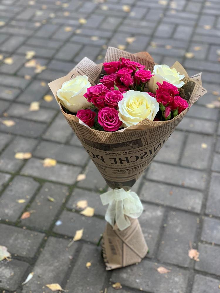 Букет Удивительный из роз в Чехове Букет цветов из: Розы в Чехове