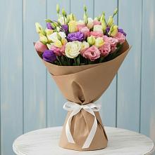 Букет Цветная эустома в Чехове Букет цветов из:  Лизиантусы в Чехове