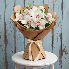 Букет цветов из:  Орхидеи и Розы в Чехове
